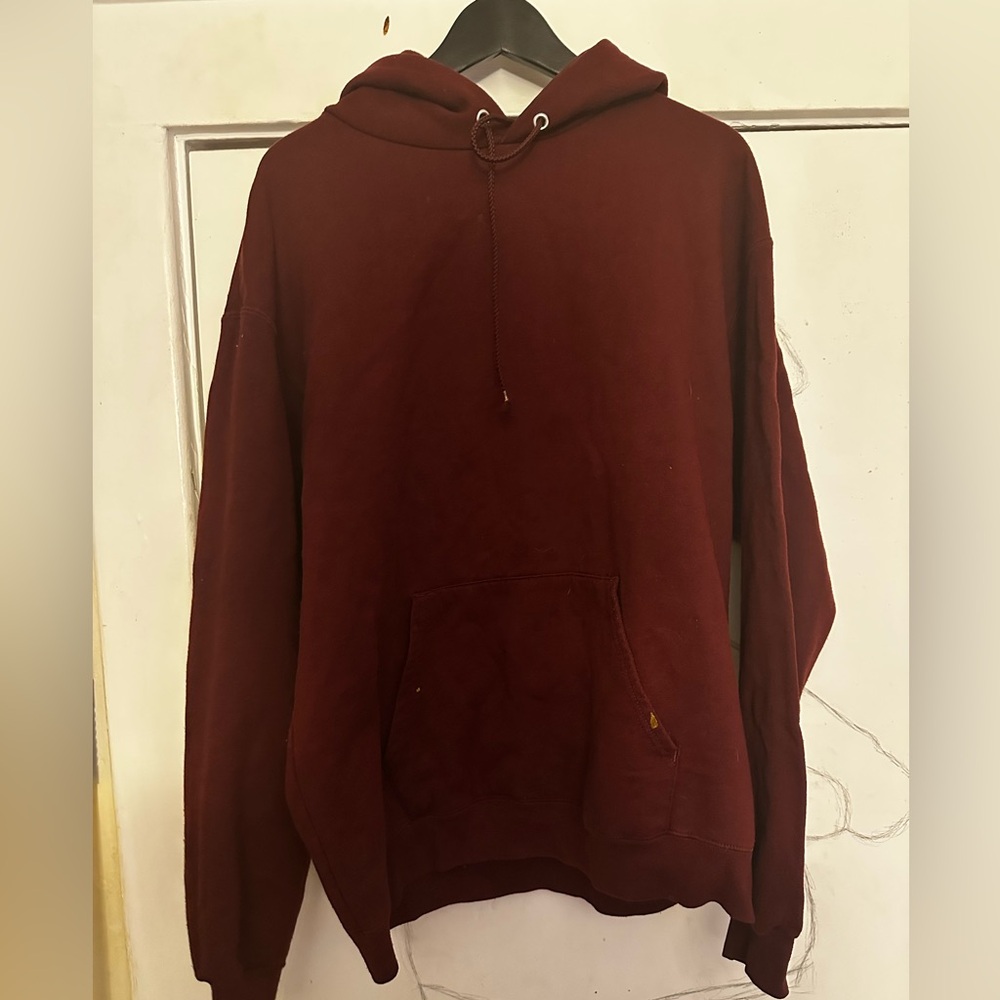 Men's Burgundy Hoodie